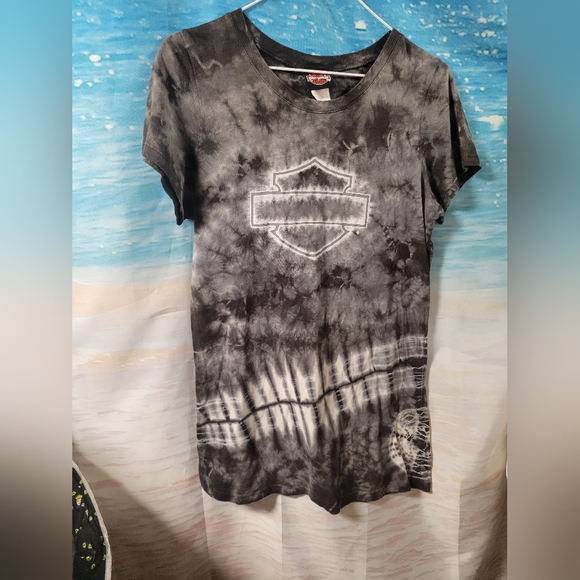 Harley-Davidson Tops - Harley-Davidson Ladies Tie Dye Sturgis South‎ Dakota Tshirt size Medium